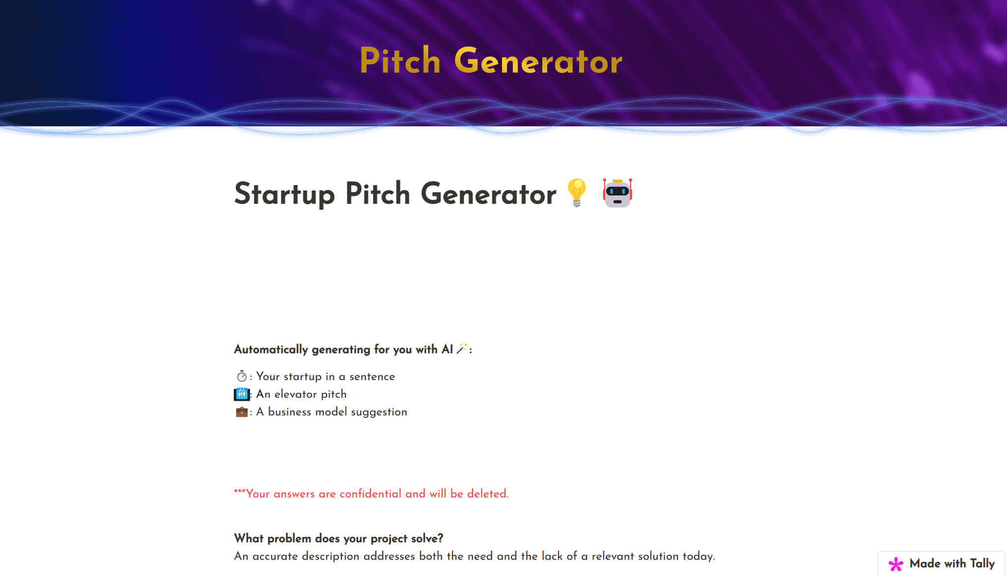 Pitch Generator