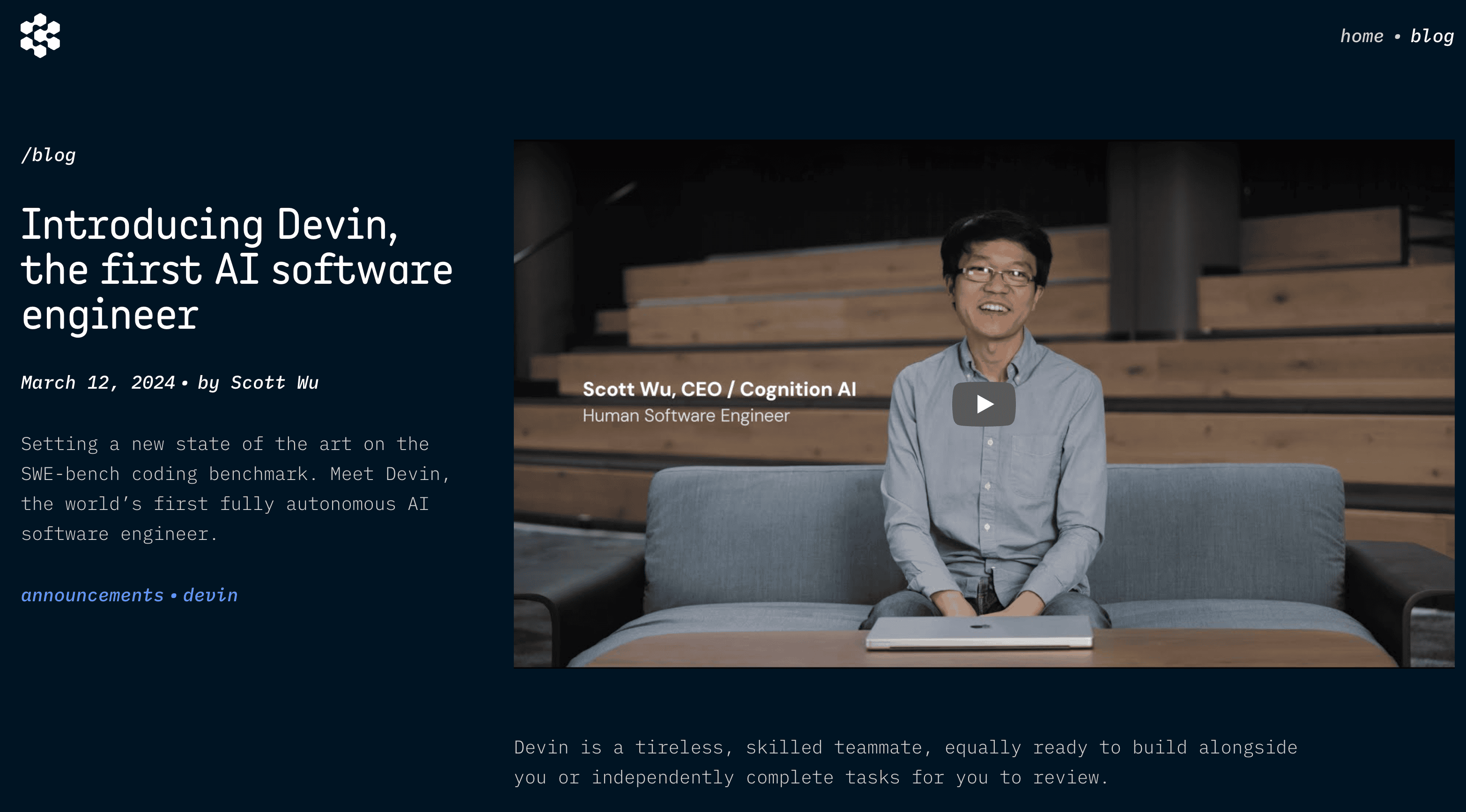 Devin Cognition AI WayToAGI Devin Cognition AI WayToAGI