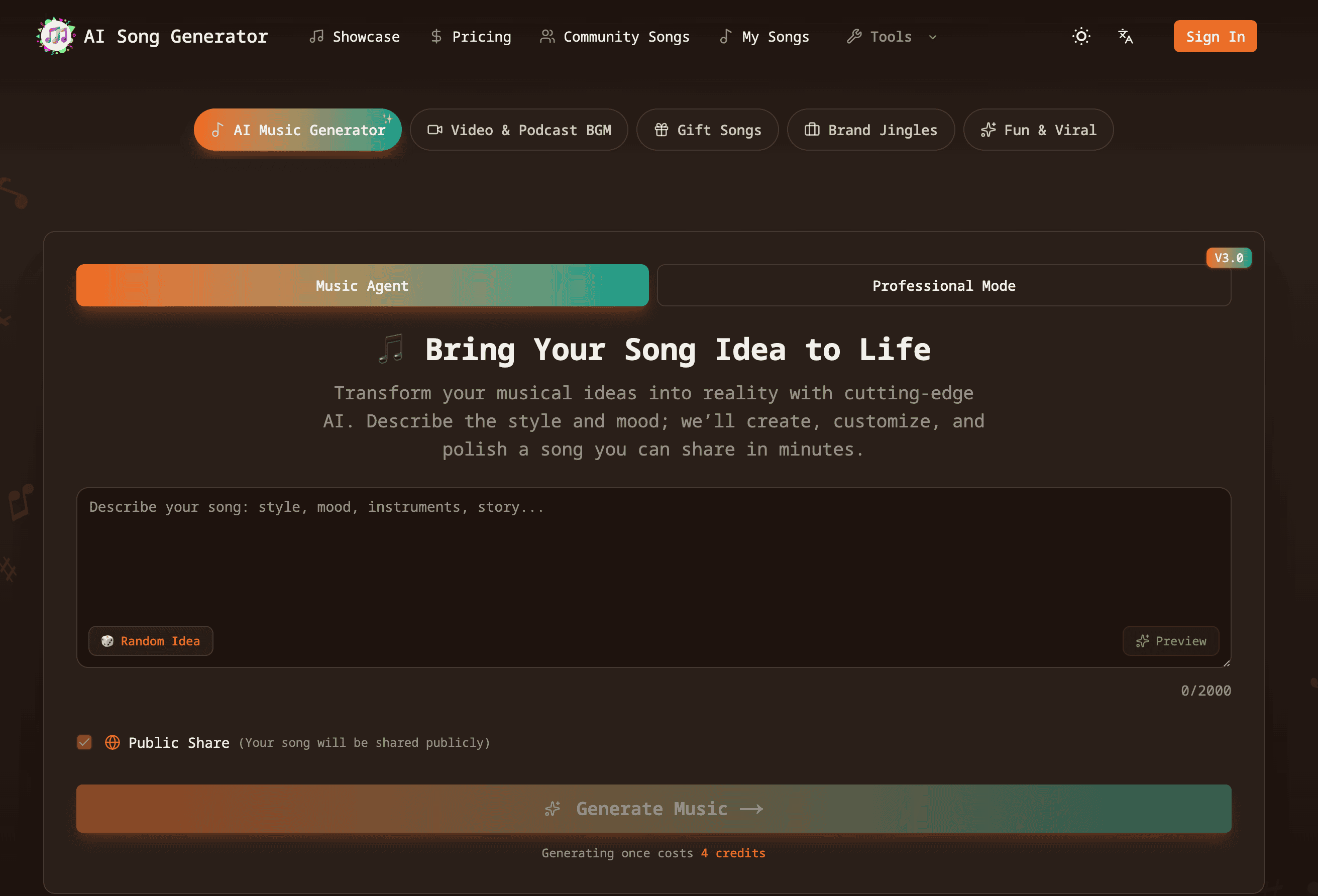 AI Song Generator