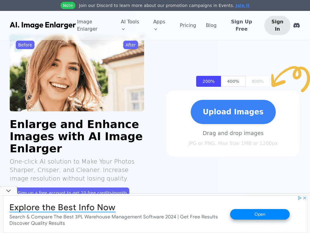 AI Image Enlarger