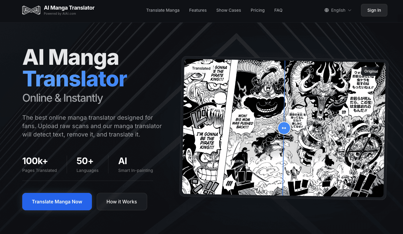 AI Manga Translator